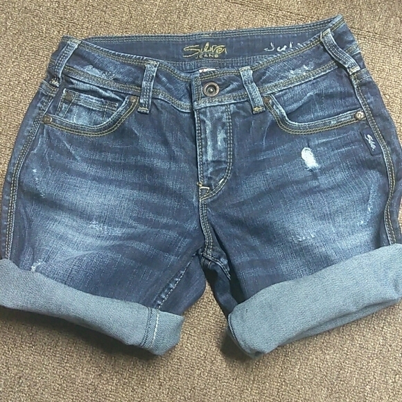 Silver JEANS Distressed Julia 27 Cutoff Sh… - Picture 8 of 10
